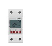 2P 63A Smart Circuit Earth Leakage Over Under Voltage Protector Relay Device Switch Breaker Power kWh Meter CZAOINCU