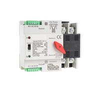 2P Automatic Transfer Switch Electrical Selector Switches Dual Power Switch ATS 63A 100A 110V 220V CZAOINCU(2P-110V,63A)