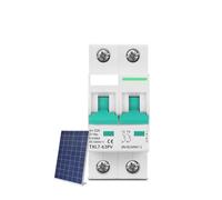 2P DC 1000V MCB Solar Circuit Breaker Overload Protection Battery Switch 10A 16A 20A 25A 32A 40A 50A 63A Photovoltaic PV EKFBQBGW(25A)