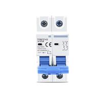 2P DC 1000V Solar Circuit Breaker 3A 6A 10A 16A 20A 25A 32A 40A 50A 63A DC MCB AUOQKQUT(10A)