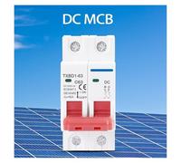 2P DC 1000V Solar Circuit Breaker Battery Switch 6A 10A 16A 20A 25A 32A 40A 50A 63A DC MCB for Photovoltaic PV System BIANMTSW(25A)