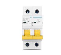 2P DC 600V Circuit breaker MCB C curve single pole direct-current fuse AUOQKQUT(2P 6A)