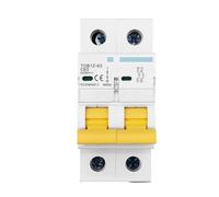 2P DC 600V Circuit Disjoncteur MCB C courbes single pole direct-current fusionné pour PV witch cover(2P 50A)