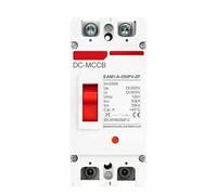 2P DC Solar Molded Case Circuit Breaker MCCB Overload Protection Switch Protector For Solar Photovoltaic PV Battery Isolator(250A)