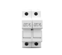 2P Parallel DC Fuse Holder 10 * 38mm High Voltage Solar PV 1000V TOPV-30 AUOQKQUT