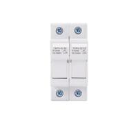 2P Parallel DC Fuse Holders Solar PV 10 * 38mm DC 1000V Fuse Base Solar Photovoltaic System Protection Short Circuit Protector gpV NWPNLXEA(2P Without LED)