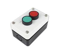 2P Push Button Switch ON-OFF Red Green Momentary Electrical Start Stop electronic starter Control Box 2 Position NWPNLXEA(Blank)