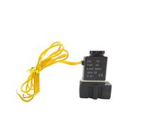 2P025 G1/4 2 Way Solenoid Valve Air Plastic Valve For Air Water Oil Normally Closed AC220V AC110V DC24V DC12V(AC110V_5PCS)