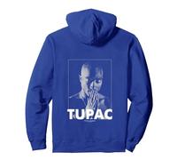 2Pac Hip Hop Rap Music Praying by Rock Off Sweat à Capuche, Unisexe pour Adultes, Bleu Royal, XXL