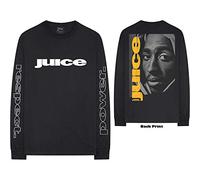 2pac - T-Shirt Maniche Lunghe # M Unisex Black # Respect [Import]