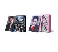 2Pack / 110Pcs ATEEZ Photocards Lomo Cartes Set pour ATINY Kpop Cadeau