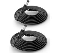 2Pack 3M Dc Câble D'Extension D'Alimentation Compatibilité Avec Les Caméras Reolink Rlc-810A; Rlc-823A; Rlc-510A; Rlc-520A; Rlc-811A; Rlc-820A; Rlc-523Wa; Rlc-510Wa; E1 Outdoor (2[Gopro683]