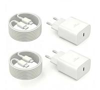 2Pack 45W Chargeur USB C,Secteur Charge Rapide Type C pour Samsung Galaxy S26/S25/S24/S23/S22/S21/S20/Ultra/S10/S9,A54,A53,Z Fold/Z Flip/Tab,Prise Secteur USBC Adapteur Mural avec 3M Câble,Blanc