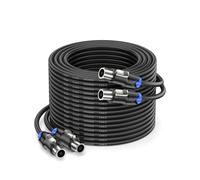 2Pack 5M Câbles Speakon 2 Conducteurs 15AWG pour Amplificateur et enceintes | Hi-Fi Câble de Haut-Parleur pour DJ/PA, Amplificateur, Audio, Mâle à Mâle, NL2 NL4 Speakon Connecteur avec Twist-Lock