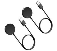 2Pack Chargeur Montre pour Galaxy Watch Compatible avec Samsung Galaxy Watch 7/6/6 Classic/5/5 Pro/4/4 Classic/Active, Chargeur Montre Samsung Rapide Câble Station Chargeur Smartwatch USB Magnétique