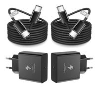 2Pack Chargeur USB C 45W pour Samsung Galaxy S26 S25 Ultra/S24+/S24 Ultra | Prise USBC Adaptateur Secteur Usb C Chargeur Type C Charge Rapide avec Câble UsB C 2M,S23+/S23 Ultra/S22/Note 20/A56/Z Fold 7