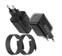 2Pack Chargeur USB C 65W, Charge Rapide PD3.0 PPS GaN II