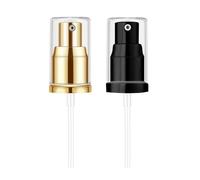 2Pack Foundation Pump Compatible with Maybelline Fit Me Liquid Foundation Makeup (Gold+Black)
