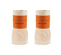 2pack Mèche pour Chauffe-Eau au kérosène Mèche pour poêle à pétrole Mèche pour poêle à pétrole avec Coton Rond en Fibre de Verre Mèche de Remplacement pour poêle à kérosène