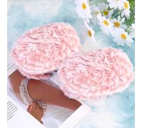 2Pack Pelote de Laine à Tricoter et à Crocheter,100g Rose Blanc Boules de Fil,Très Doux Pelote de Laine Imitation Fourrure Fil Ultra Doux Pour Métier à Tisser à La Main Utilisé pour le Tricot Crochet