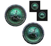 2Pack Spinner de Roulette pour Ensemble de dés DND, 7 in 2 dé métallique Dragon avec Coffret Cadeau pour Jeu Dungeons and Dragons, Jeu de rôle RPG, Cadeau pour Jeu de Table (Pente)