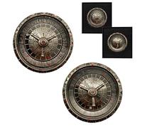 2Pack Spinner de Roulette pour Ensemble de dés DND, 7 in 2 dé métallique Dragon avec Coffret Cadeau pour Jeu Dungeons and Dragons, Jeu de rôle RPG, Cadeau pour Jeu de Table (Taches de Sang)