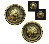 2Pack Spinner de Roulette pour Ensemble de dés DND, 7 in 2 dé métallique Dragon avec Coffret Cadeau pour Jeu Dungeons and Dragons, Jeu de rôle RPG, Cadeau pour Jeu de Table (Or Antique)