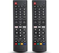 2pack télécommande Universelle pour LG Smart TV, Nouvelle télécommande de Remplacement pour Tous Les LG Smart TV AKB75095307, AKB75095308