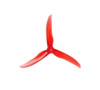 2pair T-Motor T5143S 5143 5 inch Propeller 3 Blade tri-Blade Paddle Violent Lightweight 3.8g Crystal Propeller ，Compatible for FPV(2pair Crystal Red)