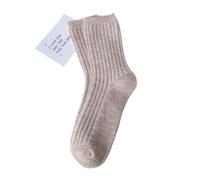 2paires Nouveau Hiver Plus Épais Laine de Cachemire Femmes Chaussettes Décontracté Mode Japonaise Couleur Solide Chaussette Longue Filles Thermique Chaud Équipage Chaussette