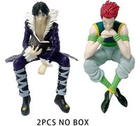 2pc 13cm Hunter×Hunter Anime Figur, Chrollo und Hisoka