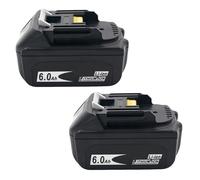 2pc 18V 6000mAh Lithium-ION Rechargeable Battery Compatible avec Makita BL1840 BL1850 BL1860 BL1830 BL1860B Power Tool Accessories