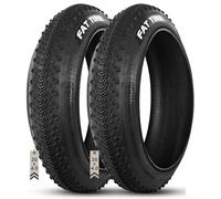 2PC 20x4.0 Pneu Large pour Vélo de Plage et VTT Électrique de 20 Pouces | 20-4.0 Remplacement Tout Terrain avec 20 4 0 Flanc Renforcé 30 PSI Pression Max