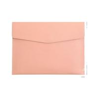 2pc A4 Leather File Bags For Letters, Official Document, Material, And Business Office Storage(Pink-P)