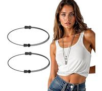 2PC Bande de recadrage | Bandes de pull Tuck | Outil de bande pour pull réglable | Bandes courtes Plis nombril | Ceinture élastique femmes pulls rentrants pour le yoga, le fitness