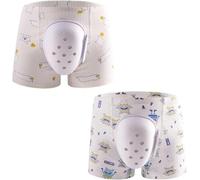 2pc Boxer Respirant pour Garçons après Circoncision, Sous-vêtement de Protection Circoncision, Pantalon de Récupération Chirurgicale, Slip de Convalescence pour Soins Quotidiens(E,175)