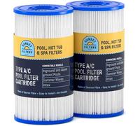 2pc cartouches filtrantes de type A/C pour pompe de filtration Intex,piscines creusées et hors sol,filtre de piscine Summer Waves