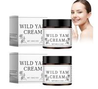 2Pc Crème Bio Wild Yam,Organic Enriched Wild Yam Crème,Moisturizing Wild Yam Cream Hormone Balance,Crème Hydratante Wild Yam Pour l'Équilibre Hormonal,Hormone Balance,Soulage La Pms Et La Ménopause