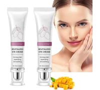 2pc Crème contour yeux revitalisante à la mangue | Sérums poches et yeux mangue | Crèmes réparatrices à l'acide hyaluronique l'eczéma oculaire | Crèmes Huiles raffermissants pour soins peau, cernes