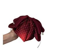 2pc Dot Pearl Hair Grab Clip Shark Pin Accessories For Women Large Big Bow Fashion Catches Vintage Designer(Red)