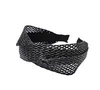 2pc Fashionable Hand-woven Headbands For Women, Simple And Versatile Headbands(Black 1)