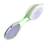 2pc Foot Pumice Stone Dead Skin Remover Brush Bathroom Product Pedicure Grinding Tool Multifunction 4 In 1 Practical Pour éliminer les callosités(Light green)