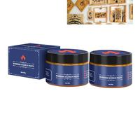2Pc Gel à Combustion Du Bois,Pâte De Torche à Bois,Pâte à Brûler Le Bois,Pâte à Brûler Le Bois,Marquage Des Ensembles De Gel De Combustion Du Bois,Pour La Peinture Au Feu Pour Bois,Papier,Cuir