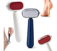 2PC Grattoirs Pieds Double Face Anti-Callosités,Rape Pieds Arc Élimine Peaux Mortes Talons Fissurés Cors,Rapeuse Pieds Acier Inoxydable Double Surface,Poignée Antidérapante Ergonomique