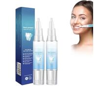 2PC Gum Therapy Gel, Tooth Whitening Pen, Teeth Whitening Essence Pen, Stain Removal, Clean Dental, Protects Gums & Oral Care