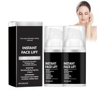 2PC Harvey Ross Instant Iift Plus Cernes,Resserrant Instantané des Yeux Firm,Instant Face Lift Cream,Eye Tightening Lifting Serum,Instantly Removes Bags,Dark Circles,Firming Delicate Skin