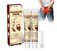 2pc Hemorroaides Cream, Crème anale pour pommade, Creme hemorroide, Gel Pour Hémorroïdes, Rapide et Efficace Hémorroïdaire Soulagement Des Symptômes, pour Apaiser les Hémorroïdes interne et externe