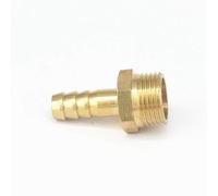 2pc Hose Barb I/D 8mm x 3/8" BSPP Male Thread Brass Coupler Splicer Connector Fitting For Fuel Gas Water 0.8 Mpa
