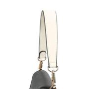 2pc Leather Handbag Straps Golden Buckle Replacement Shoulder Bag Strap Women Belt Band Handles Parts(Beige 36cm)