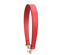 2pc Leather Handbag Straps Golden Buckle Replacement Shoulder Bag Strap Women Belt Band Handles Parts(Red 49cm)
